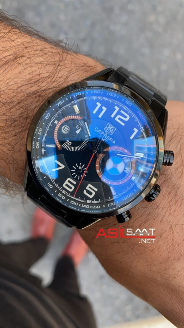 TAG Heuer Bmw PVD Black Case Siyah Kadran TAG Heuer Bmw PVD Black Case Siyah Kadran