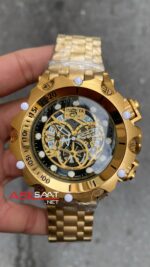Invicta Hybrid Venom Sarı Kadran 52 mm 16804 Gold Replika Saat IHV001