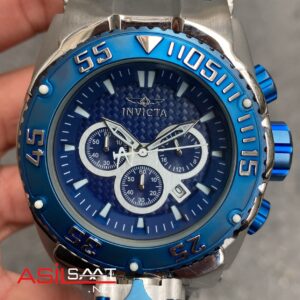 Invicta Magnum Diver Bolt Zeus Chronograph Mavi Kadran 52 mm Blue Replika Saat IMA026