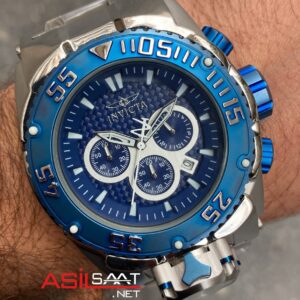 Invicta Magnum Diver Bolt Zeus Chronograph Mavi Kadran 52 mm Blue Replika Saat IMA026