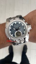 Invicta Magnum Zeus Bolt Reserve Tourbillon 52mm Mavi Sedef Kadran Replika Saat