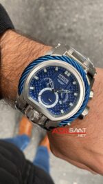 Invicta Reserve Bolt Zeus Magnum Chronograph Mavi Kadran 52 mm Silver Replika Saat IMA010