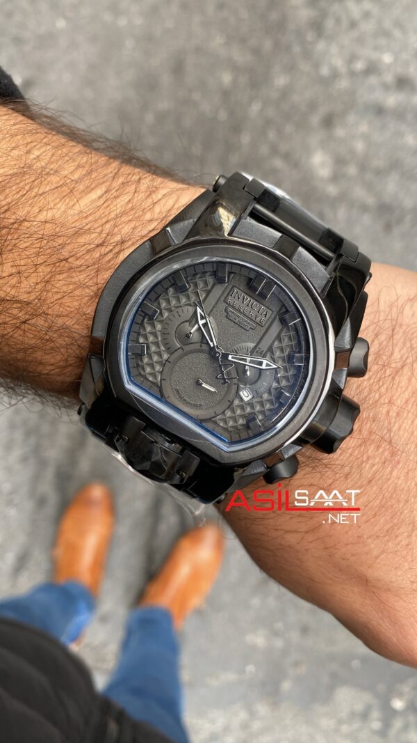 Invicta Reserve Bolt Zeus Magnum Siyah Kadran 52 mm 25211 Black Replika Saat IMA006
