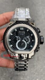 Invicta Reserve Bolt Zeus Magnum Siyah Kadran 52 mm 26446 Silver Replika Saat IMA009