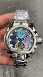 Invicta Reserve Bolt Zeus Magnum Tourbillon Rainbow 52 mm 28391 Silver Replika Saat IMA012