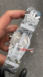 Invicta Bolt Zeus Magnum Graffiti Beyaz Kadran 52 mm 32417 White Replika Saat IMA023