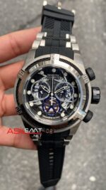 Invicta Bolt Zeus Siyah Kadran 53 mm Black Silver Replika Saat IBZ010