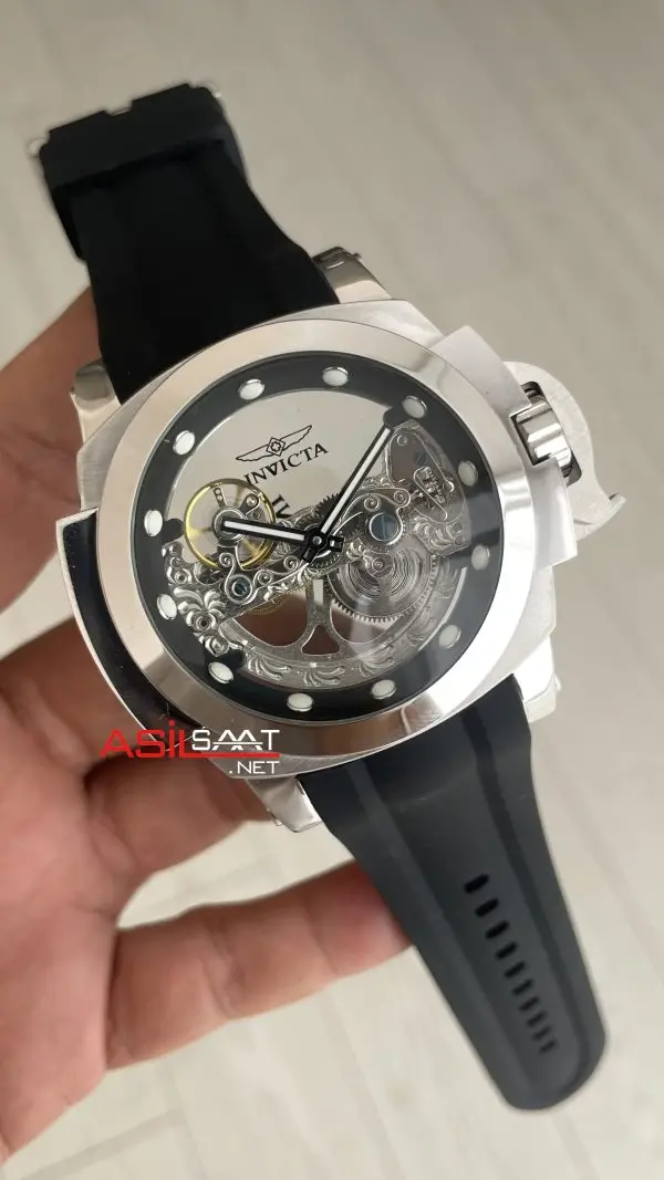 Invicta Coalition Forces Skeleton 24707 Silver 56mm Replika Saat