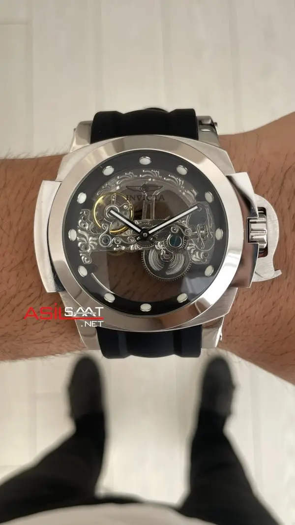 Invicta Coalition Forces Skeleton 24707 Silver 56mm Replika Saat