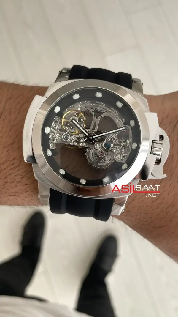 Invicta Coalition Forces Skeleton 24707 Silver 56mm Replika Saat