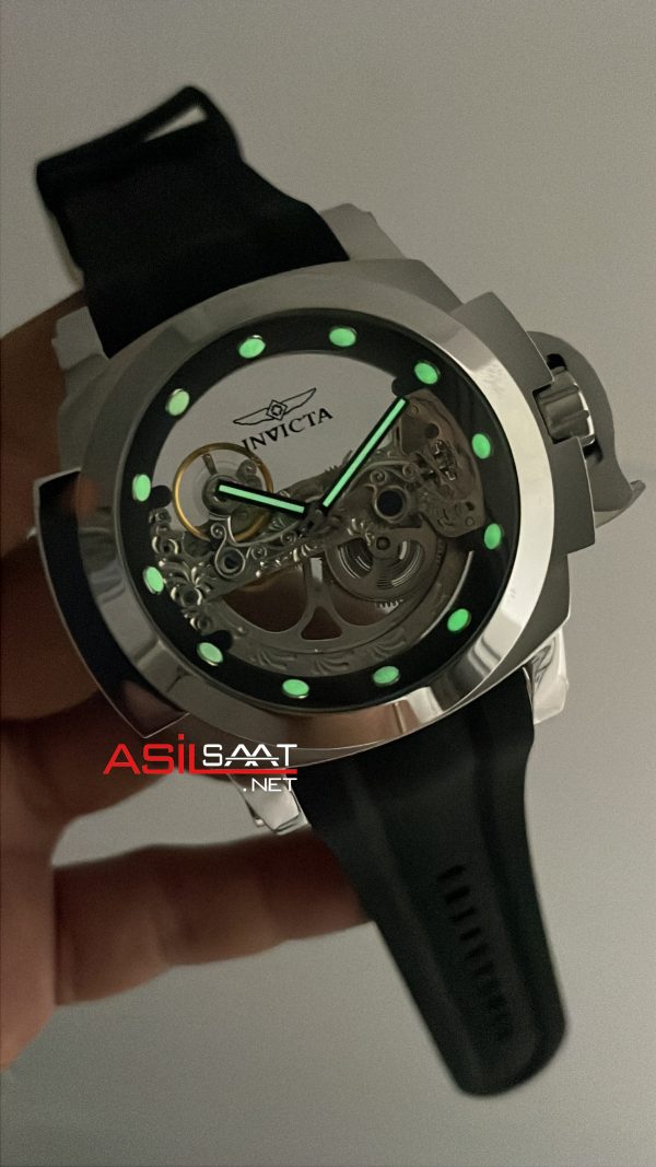 Invicta Coalition Forces Skeleton 24707 Silver 56mm Replika Saat Invicta Coalition Forces Skeleton 24707 Silver 56mm Replika Saat