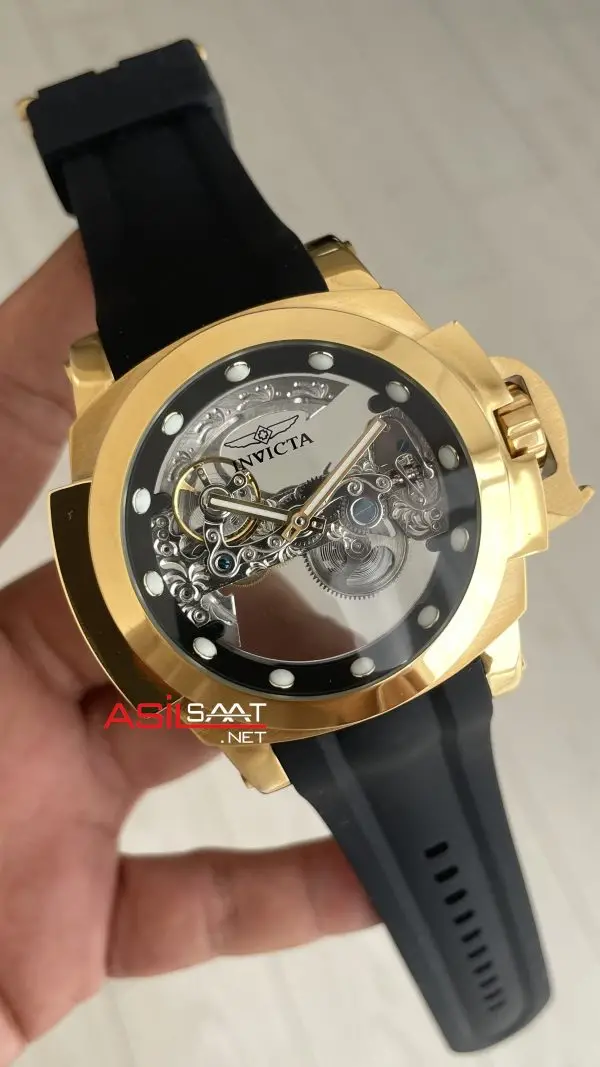 Invicta Coalition Forces Skeleton 24708 Gold 56mm Replika Saat