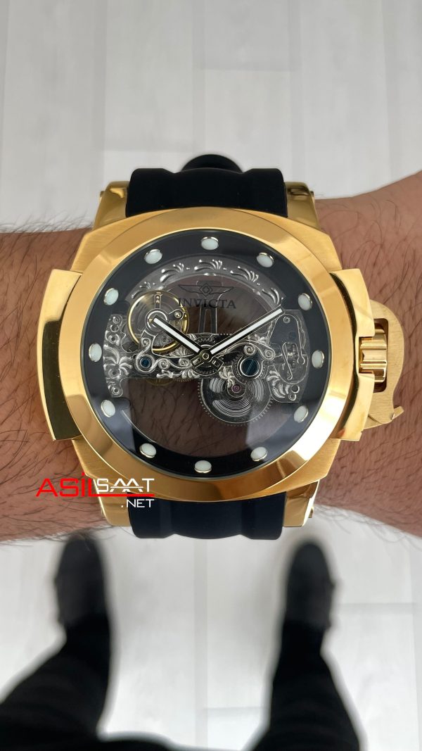 Invicta Coalition Forces Skeleton 24708 Gold 56mm Replika Saat