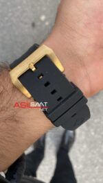 Invicta Magnum Reserve Bolt Zeus 52 mm Siyah Kadran 26447 Gold Replika Saat IMA020