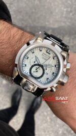 Invicta Reserve Magnum Zeus Bolt Chronograph Beyaz Kadran 52 mm Silver Replika Saat IMA015