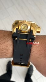 Invicta Magnum Zeus Bolt Reserve Champagne Tourbillon Gold 52mm Replika Saat
