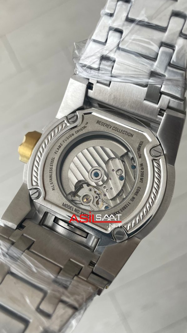 Invicta Magnum Zeus Bolt Reserve Champagne Tourbillon Two Tone Gold 52mm Replika Saat