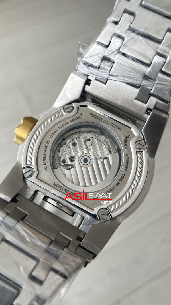 Invicta Magnum Zeus Bolt Reserve Champagne Tourbillon Two Tone Gold 52mm Replika Saat
