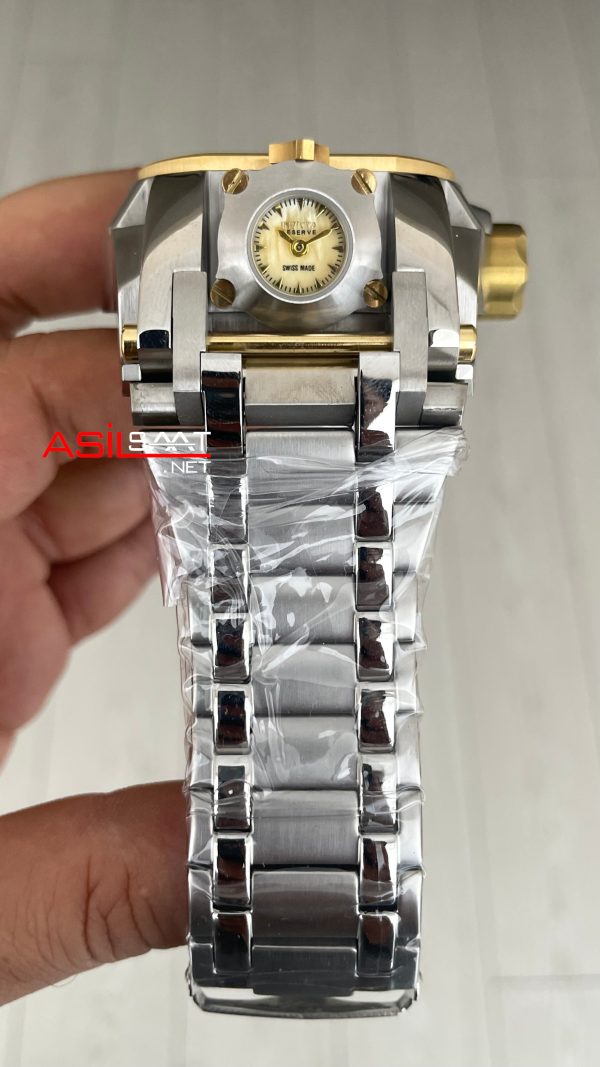 Invicta Magnum Zeus Bolt Reserve Champagne Tourbillon Two Tone Gold 52mm Replika Saat