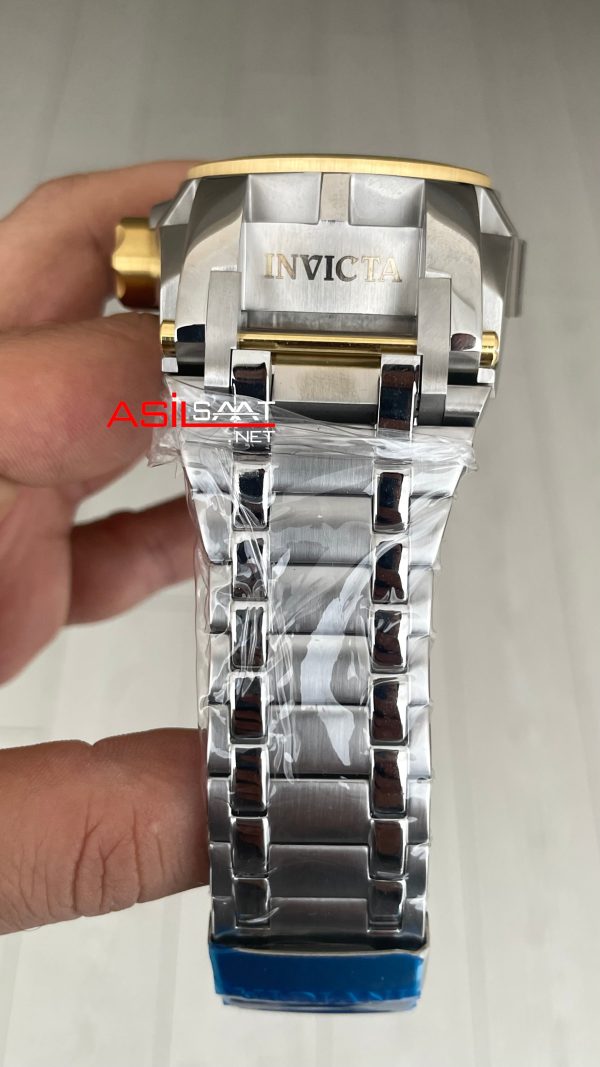Invicta Magnum Zeus Bolt Reserve Champagne Tourbillon Two Tone Gold 52mm Replika Saat