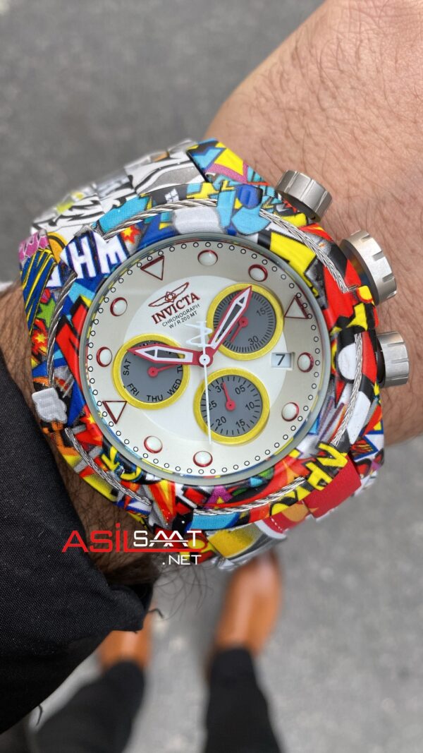 Invicta Marvel Bolt Zeus Beyaz Kadran 53 mm IBZ017