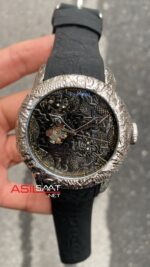 Invicta S1 Rally Empire Dragon Tourbillon Siyah Kadran 50 mm 25080 Silver Replika Saat ISD001