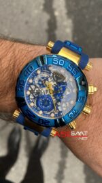 Invicta SubaQua Noma 1 Mavi Kadran 50 mm 15617 Blue Gold Replika Saat ISU006