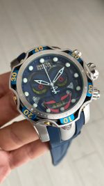Invicta Venom Reserve Joker Mavi 52mm Silver