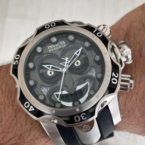 Invicta Venom Reserve Joker Siyah 52mm Silver
