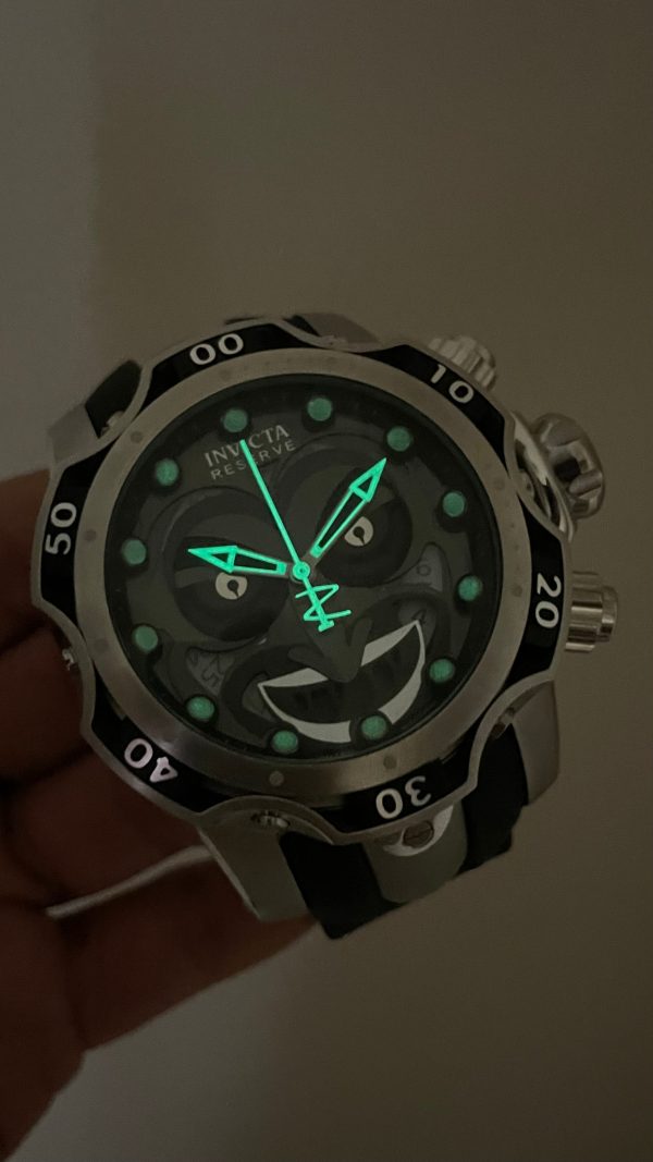 Invicta Venom Reserve Joker Siyah 52mm Silver