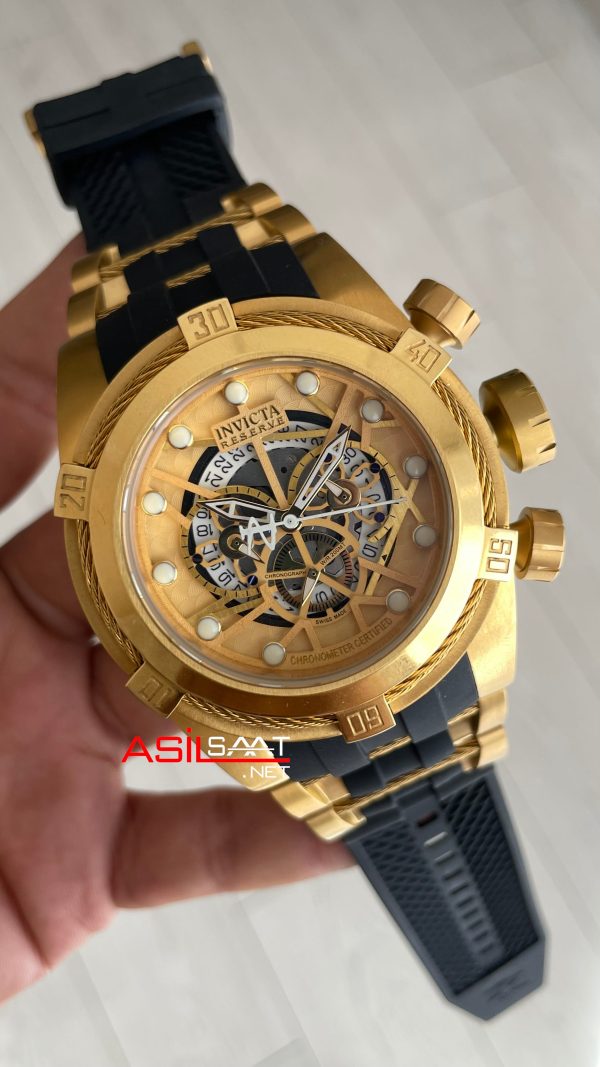 Invicta Zeus Bolt Gold 53mm Sarı Kadran Invicta Zeus Bolt Gold 53mm Sarı Kadran
