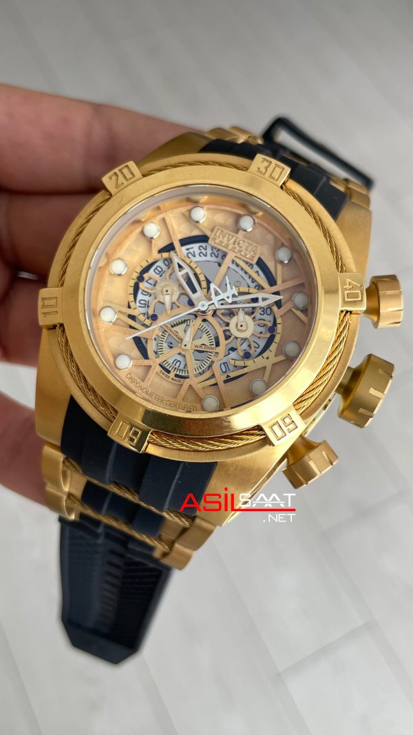 Invicta Zeus Bolt Gold 53mm Sarı Kadran Invicta Zeus Bolt Gold 53mm Sarı Kadran