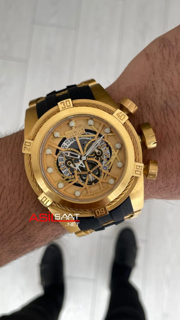 Invicta Zeus Bolt Gold 53mm Sarı Kadran Invicta Zeus Bolt Gold 53mm Sarı Kadran