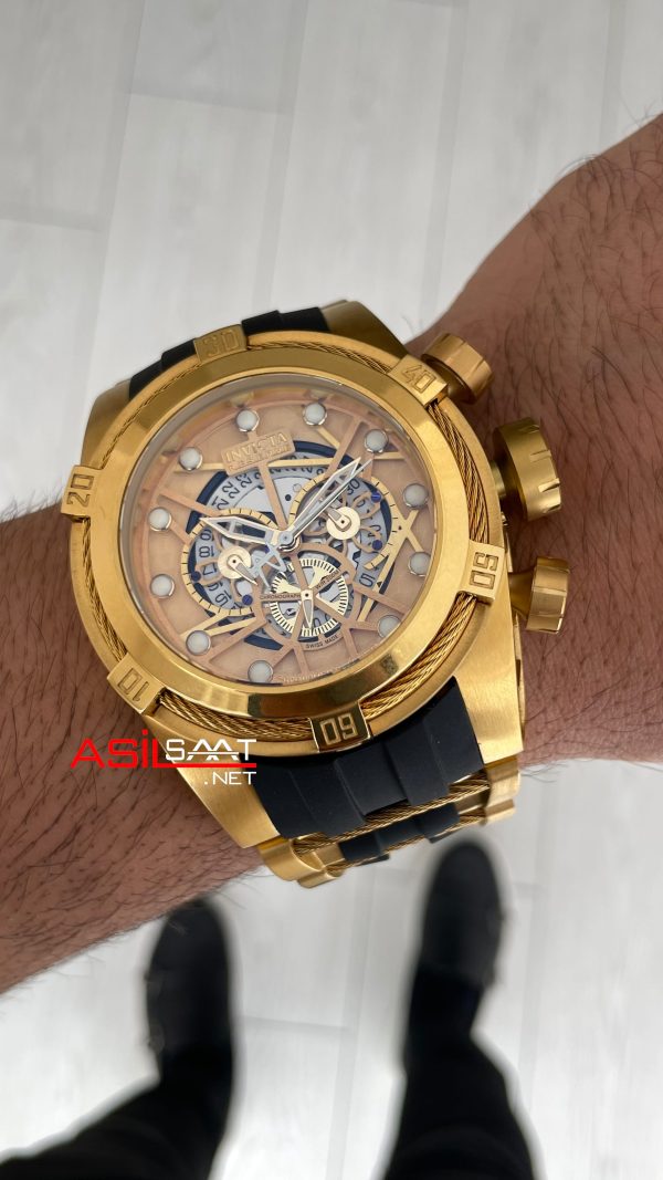 Invicta Zeus Bolt Gold 53mm Sarı Kadran Invicta Zeus Bolt Gold 53mm Sarı Kadran