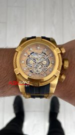 Invicta Zeus Bolt Gold 53mm Sarı Kadran