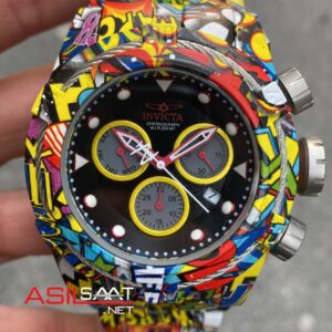 Invicta Marvel Bolt Zeus Siyah Kadran 53 mm IBZ016