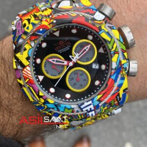 Invicta Marvel Bolt Zeus Siyah Kadran 53 mm IBZ016