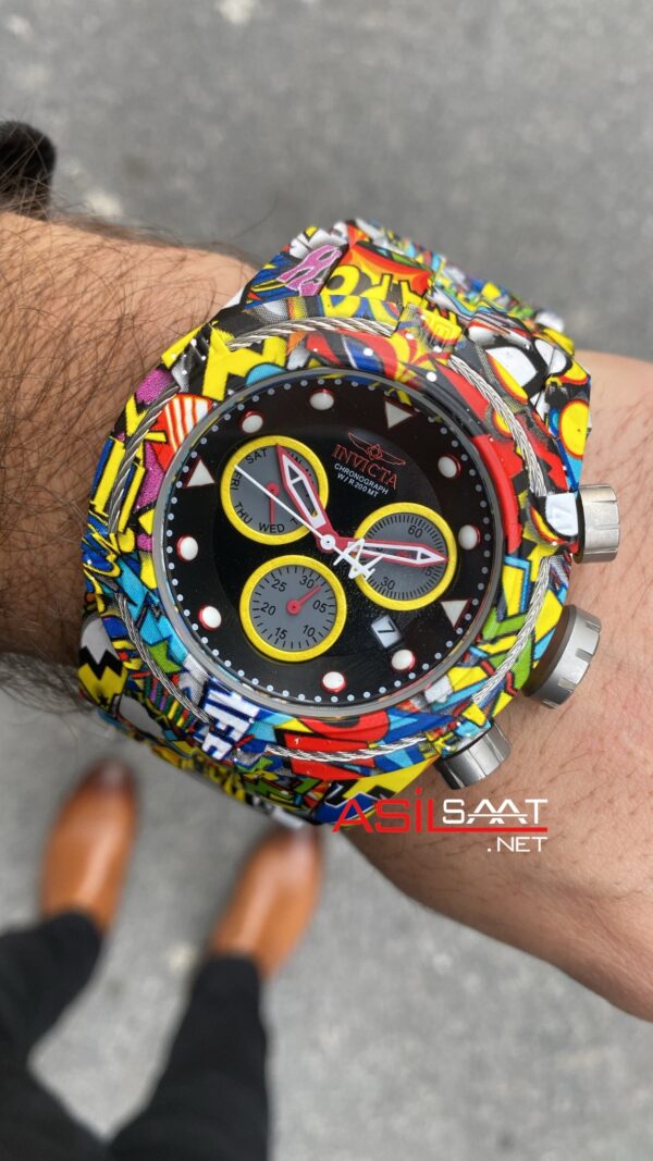 Invicta Marvel Bolt Zeus Siyah Kadran 53 mm IBZ016