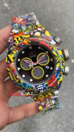 Invicta Marvel Bolt Zeus Siyah Kadran 53 mm IBZ016