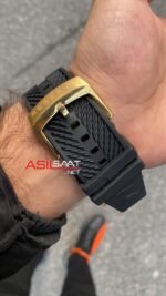 Invicta Zeus Bolt Siyah Kadran 53 mm Black Gold Silver Replika Saat IBZ012