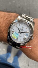 Rolex Day Date Beyaz 228239 White Replika Saat