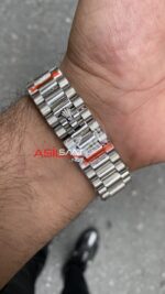 Rolex Day Date Platinum Buz Mavisi 40 mm 228236 Replika Saat