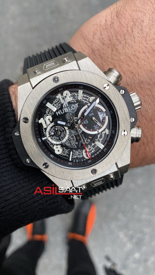 Hublot Big Bang King Unico Gümüş Kasa HBU004