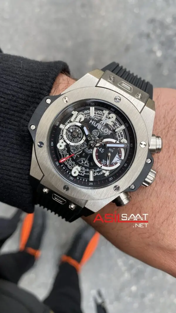 Hublot Big Bang King Unico Gümüş Kasa HBU004
