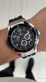 Hublot Big Bang Seramik 44mm Silver Replika Saat