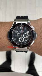 Hublot Big Bang Seramik 44mm Silver Replika Saat