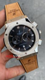 Hublot Classic Fushion Vendome Gümüş Kasa Kahverengi Kordon HBV002