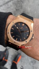 Hublot Classic Fushion Vendome Rose Siyah Kadran HBV017