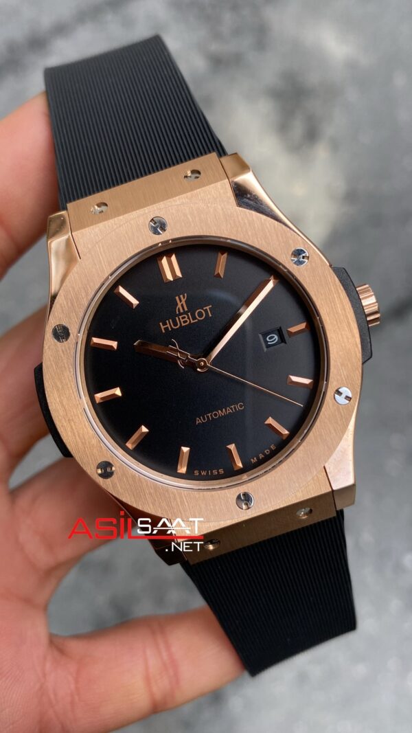 Hublot Classic Fushion Vendome Rose Siyah Kadran HBV017