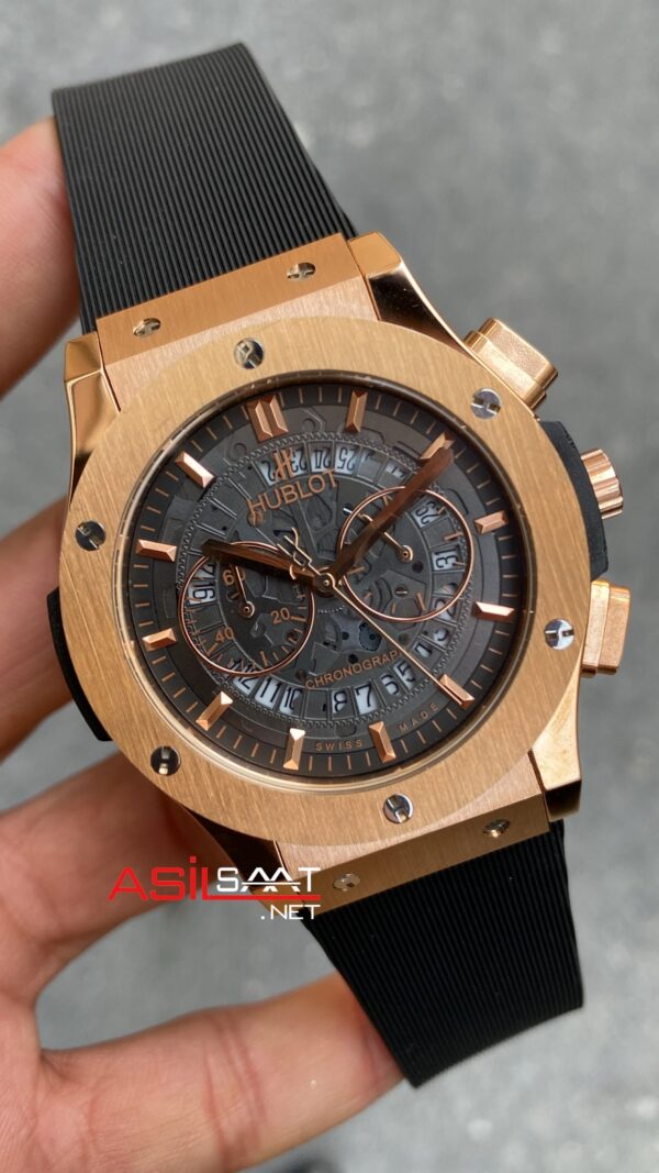 Hublot Classic Fushion Vendome Skeleton Rose Replika Saat HBV010 Hublot Classic Fushion Vendome Skeleton Rose Replika Saat HBV010
